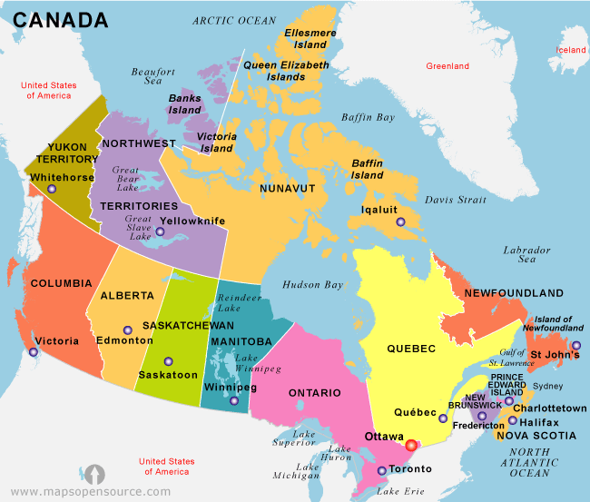 Indeck Services Canada Map